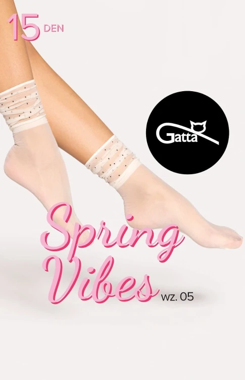 Skarpetki Gatta Spring Vibes wz.05 15 den