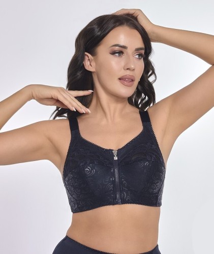 Biustonosz soft bez fiszbin Viki Zuza 586 Nocny Błękit 80-95