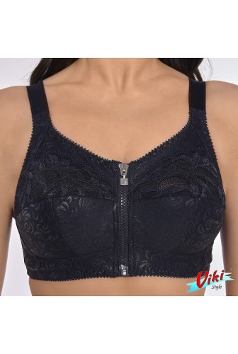 Biustonosz soft bez fiszbin Viki Zuza 586 Nocny Błękit 100-105