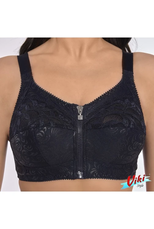 Biustonosz soft bez fiszbin Viki Zuza 586 Nocny Błękit 100-105