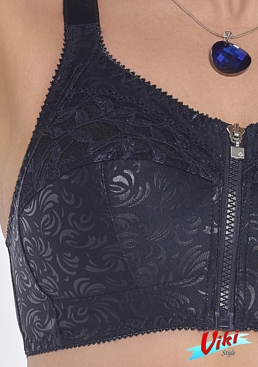Biustonosz soft bez fiszbin Viki Zuza 586 Nocny Błękit 100-105