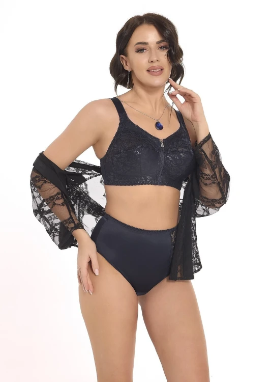Biustonosz soft bez fiszbin Viki Zuza 586 Nocny Błękit 100-105