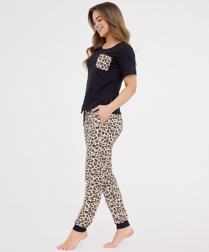 Piżama Cornette 730/440 Panther 3 kr/r S-2XL damska