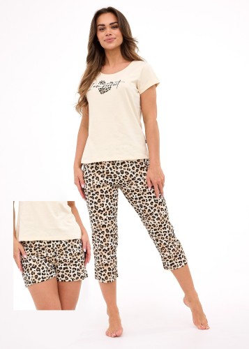 Piżama Cornette 665/454 I Am Perfect 2 trzyczęściowa damska S-2XL