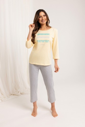 Piżama Regina 709 3/4 M-XL Z25/26 damska