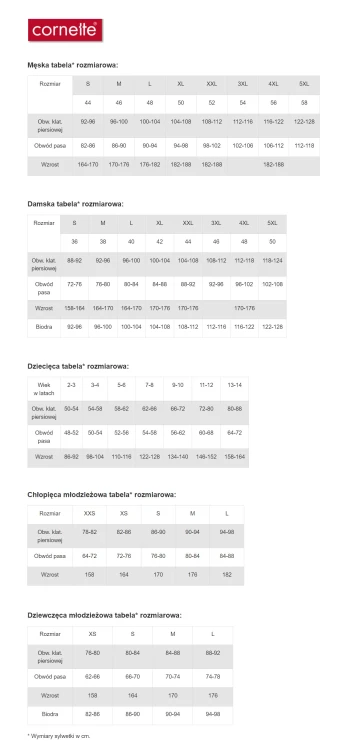 Spodenki piżamowe Cornette 883/01 3XL-5XL męskie