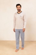 Piżama Regina 491 dł/r M-XL Z25/26 męska