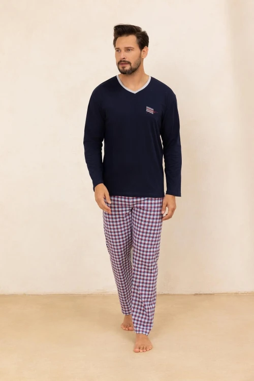 Piżama Regina 491 dł/r M-XL Z25/26 męska