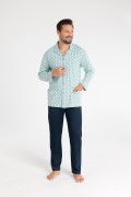 Piżama Regina 486 dł/r M-XL męska rozpinana