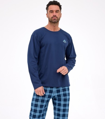 Piżama Cornette 124/314 dł/r North S-2XL męska