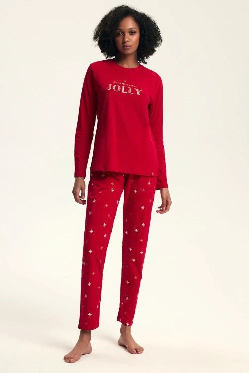 Piżama Henderson Ladies 43718 Dotie dł/r S-2XL