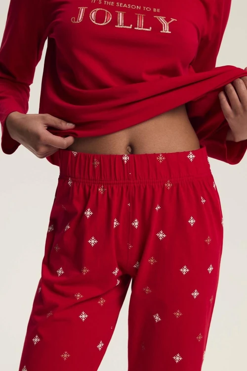 Piżama Henderson Ladies 43718 Dotie dł/r S-2XL