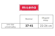 Skarpety Milena 0125-128 Grzyby 39-46