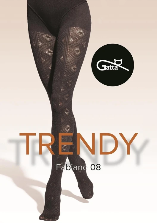 Rajstopy Gatta Trendy Fabiane wz.08 40 den 2-4
