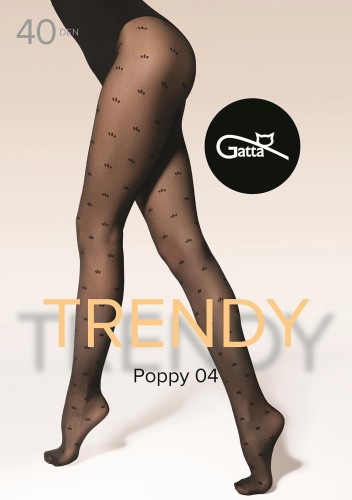 Rajstopy Gatta Trendy Poppy wz.04 40 den 2-4