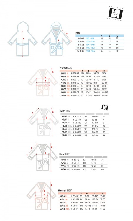 Szlafrok L&L 2560 Aura Długi M-2XL damski
