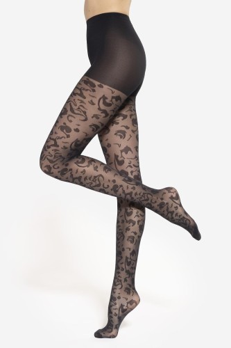 Rajstopy Gatta Trendy Floral wz.05 40 den 2-4