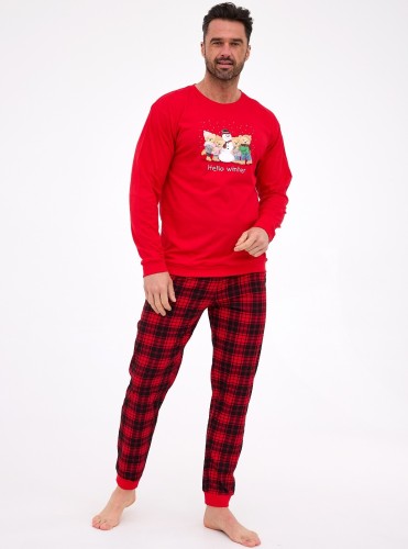 Piżama Cornette 115/289 Winter dł/r Christmas S-2XL