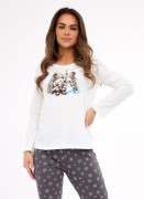Piżama Cornette 855/428 Friends dł/r Christmas S-2XL