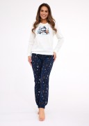Piżama Cornette 567/427 Snowy Day dł/r Christmas S-2XL