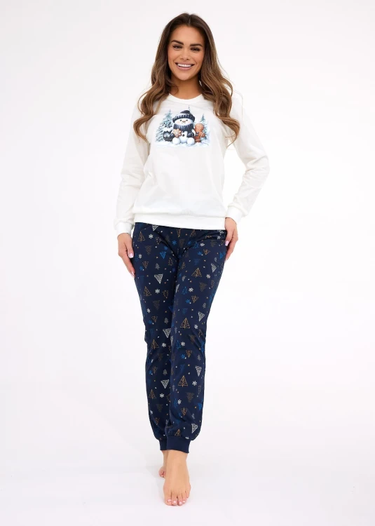 Piżama Cornette 567/427 Snowy Day dł/r Christmas S-2XL