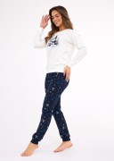 Piżama Cornette 567/427 Snowy Day dł/r Christmas S-2XL
