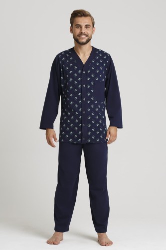 Piżama Gucio 2239 dł/r 4XL-5XL męska rozpinana