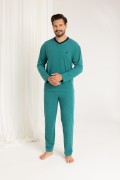 Piżama Regina 489 dł/r Frotte M-XL męska