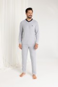 Piżama Regina 489 dł/r Frotte M-XL męska