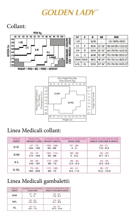 Rajstopy Golden Lady Microglam 50 den 2-5
