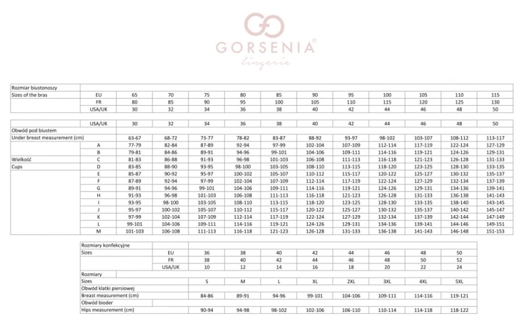 Figi Gorsenia K 498 Paradise Brazyliany S-2XL