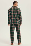 Piżama Henderson 43460 Nut dł/r M-3XL rozpinana