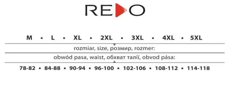 Bokserki Redo gładkie 3XL-4XL
