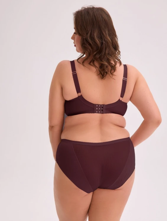 Biustonosz semi soft Gaia BS 1058 Maxi Wino