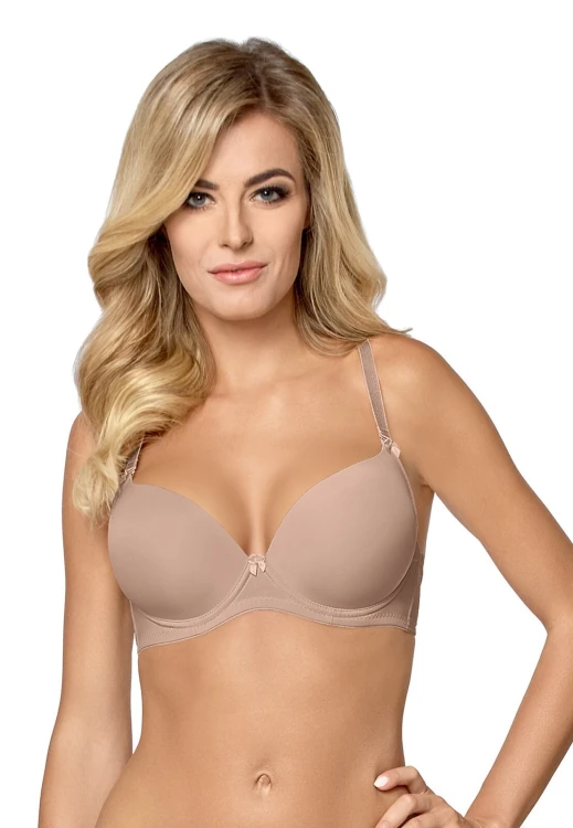 Biustonosz push-up Mefemi Ida Mocca