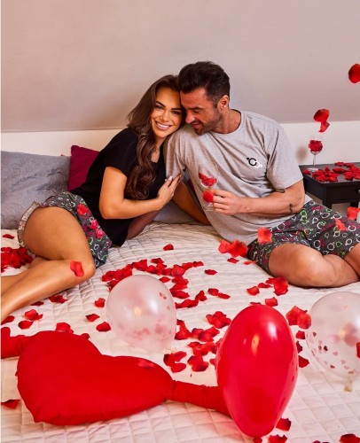 Piżama Cornette 326/206 Love Symbols kr/r S-XL