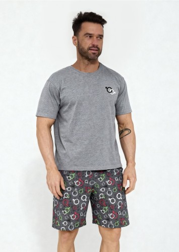 Piżama Cornette 326/206 Love Symbols kr/r S-XL