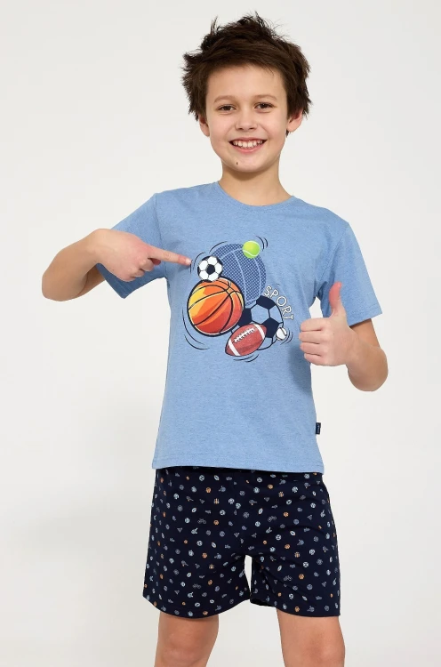 Piżama Cornette Young Boy 790/126 Sport kr/r 134-164