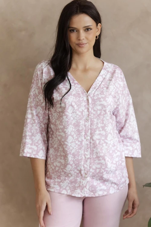 Piżama Taro 3574 Lucinda 3/4 2XL-3XL W26