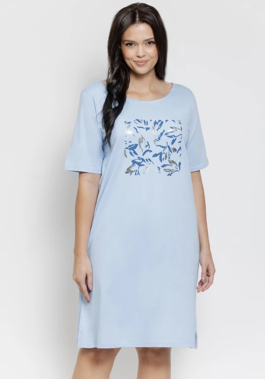 Koszula damska krótki rękaw Taro 3572 Valentina 2XL-3XL