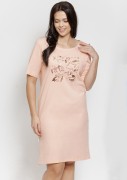 Koszula damska krótki rękaw Taro 3573 Valentina 4XL-6XL