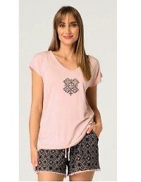 Piżama Key LNS 730 B26 kr/r S-XL damska