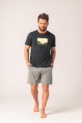 Piżama Key MNS 637 B26 kr/r 3XL-4XL męska