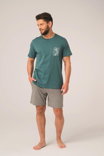 Piżama Key MNS 741 B26 kr/r M-2XL męska