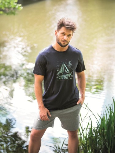 Piżama Key MNS 731 B26 kr/r M-2XL męska