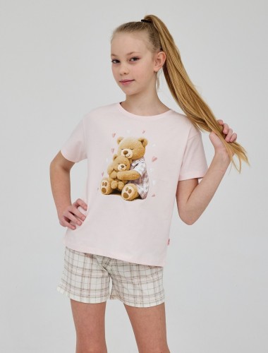 Piżama Cornette Young Girl 872/115 Hug Me kr/r 134-164