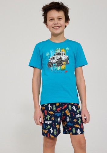 Piżama Cornette Young Boy 790/123 Road Trip kr/r 134-164