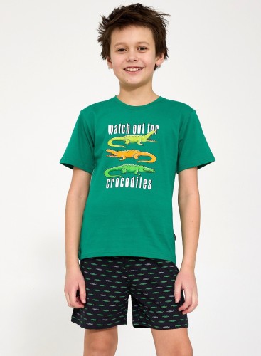 Piżama Cornette Young Boy 790/125 Crocodiles kr/r 134-164