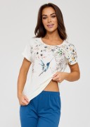 Piżama Cornette 369/345 Floris kr/r M-XL