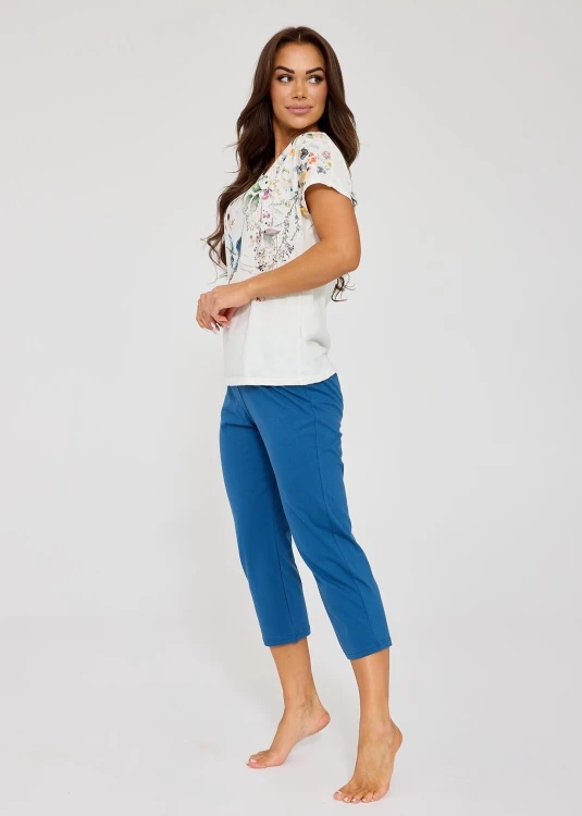 Piżama Cornette 369/345 Floris kr/r M-XL